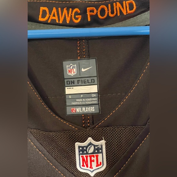 Baker Mayfield #6 Cleveland Browns Nike On Field NFL Jersey Women’s Small Brown - Picture 4 of 6